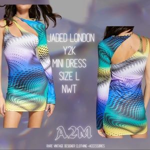 Jaded London Mini Dot Dress Size 12